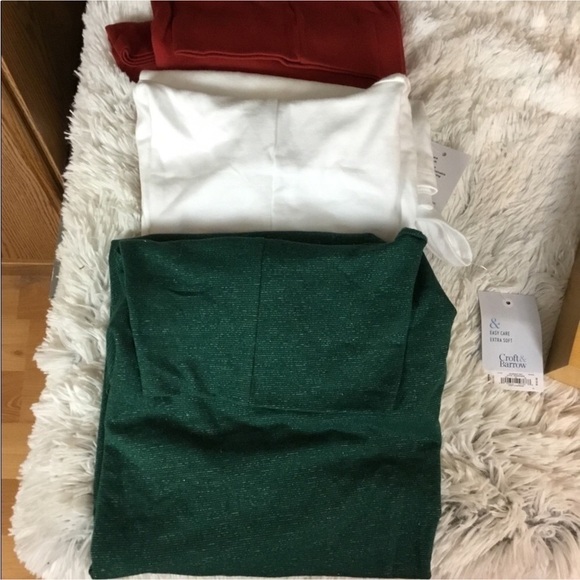 Croft & Barrow set of 3 long sleeve turtlenecks Womans size XXL NWT - Picture 8 of 12